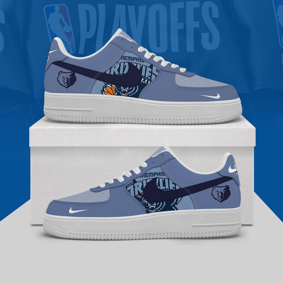 [HOT DEAL] NEW CUSTOMIZED NBA13 MGR MEMPHIS GRIZZLIES AF1 SHOES