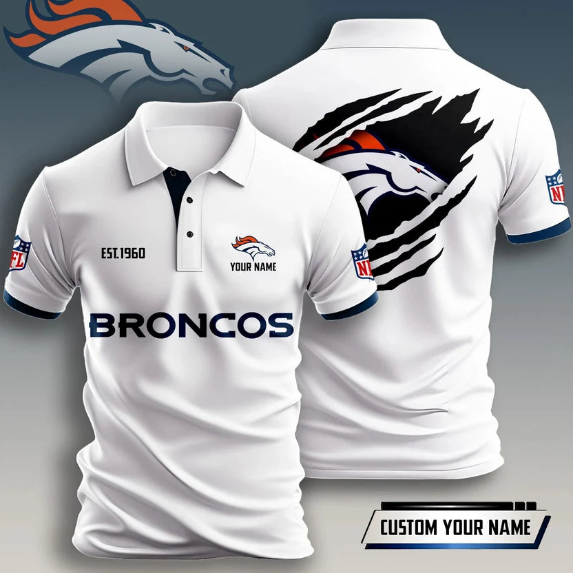 SPECIAL EDITION - NEW CUSTOMIZED NFL13 DVB DENVER BRONCOS T-SHIRT, POLO SHIRT, ZIP POLO SHIRT, HOODIE, ZIP HOODIE & SWEATSHIRT