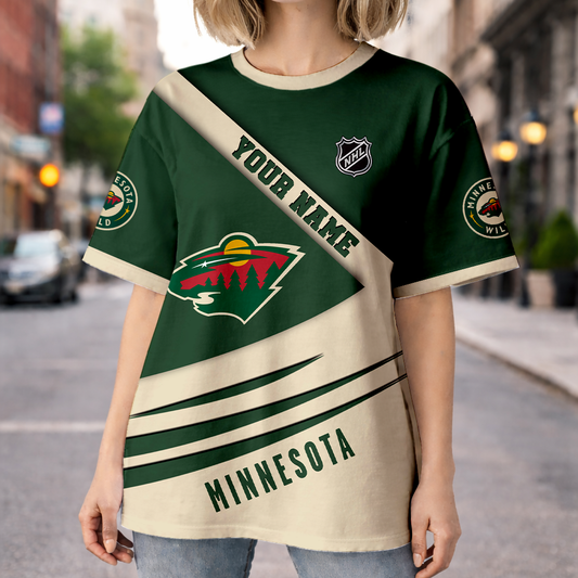 LIMITED EDITION - NEW CUSTOMIZED NHL13 MNW MINNESOTA WILD UNISEX T-SHIRT, SWEATSHIRTS, HOODIE & JACKETS