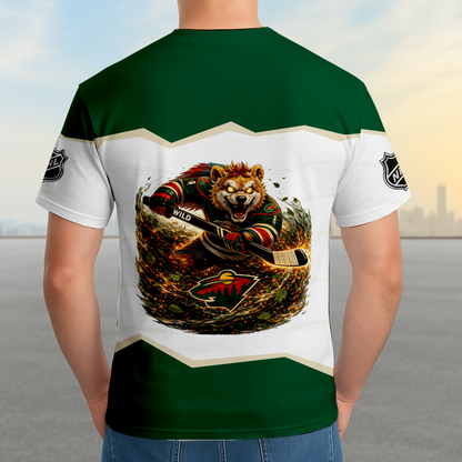 LIMITED EDITION - NEW CUSTOMIZED NHL13 MNW MINNESOTA WILD UNISEX T-SHIRT, SWEATSHIRTS, HOODIE & JACKETS