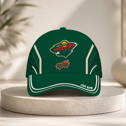 VIRAL EDITION - NEW CUSTOMIZED NHL13 MNW MINNESOTA WILD CLASSIC CAP