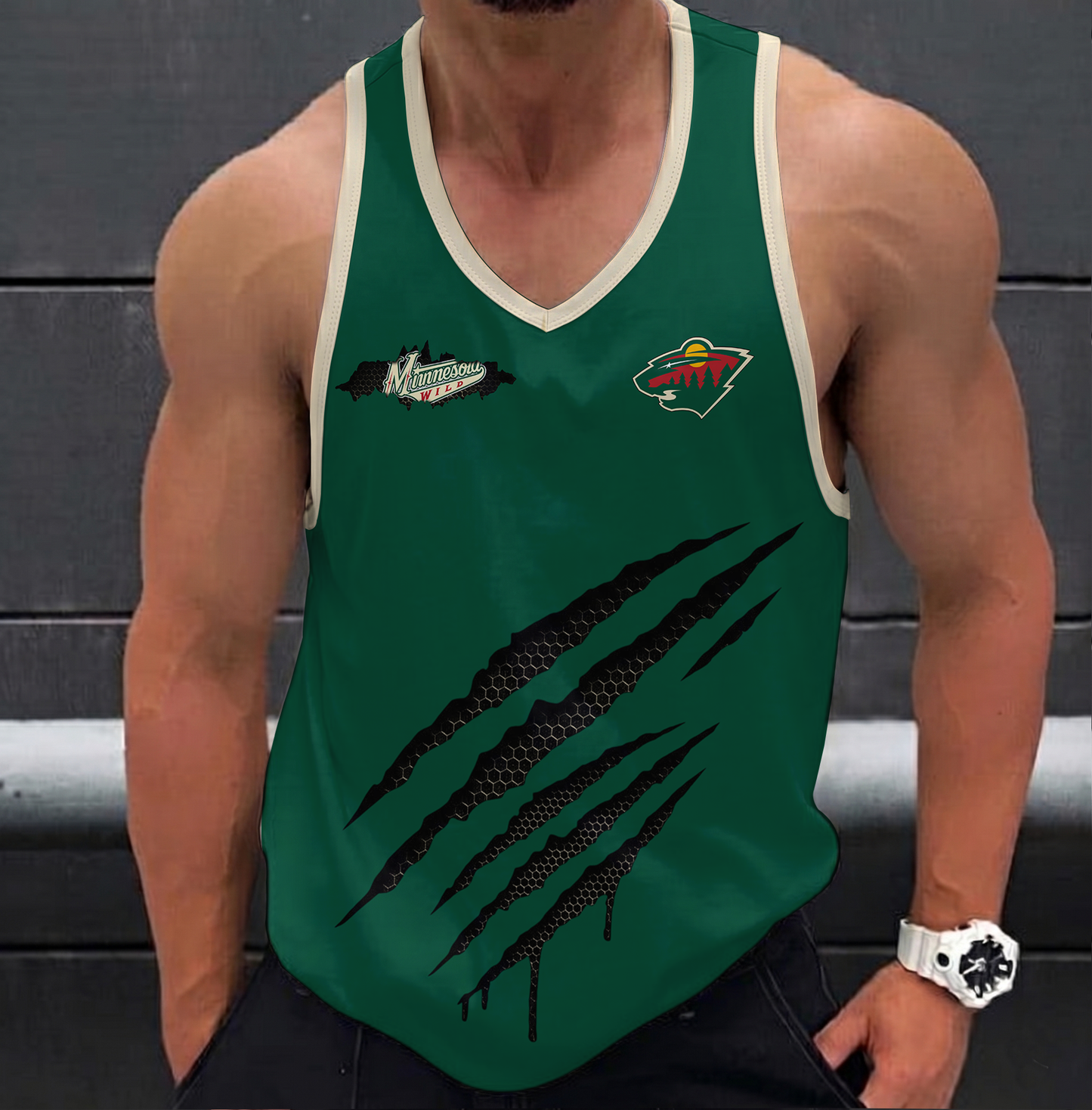 LIMITED EDITION - NEW CUSTOMIZED NHL13 MNW MINNESOTA WILD UNISEX TANK TOP