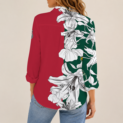 [SUPER SALE] NEW CUSTOMIZED NHL13 MNW MINNESOTA WILD WOMEN CASUAL SHIRT
