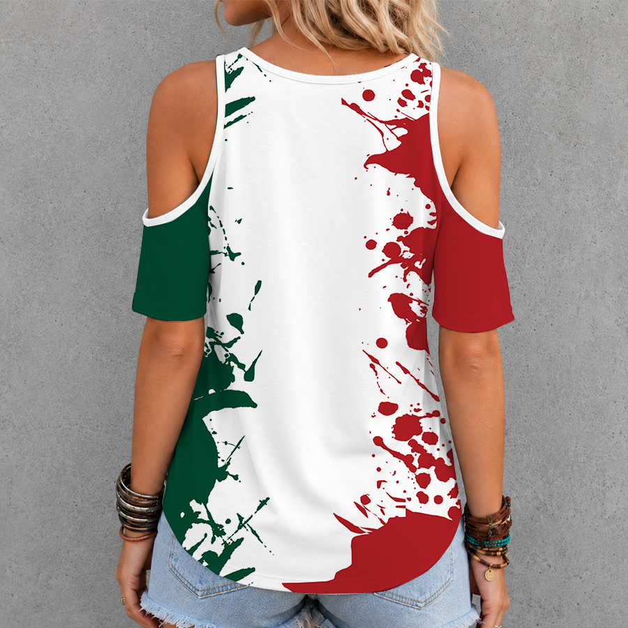 [SUPER SALE] NEW CUSTOMIZED NHL13 MNW MINNESOTA WILD CRISS CROSS V-NECK TOP