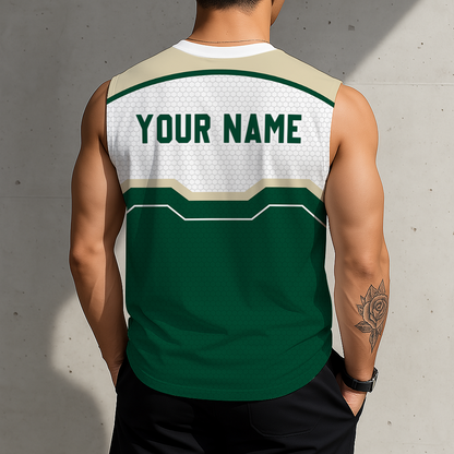 SPECIAL EDITION - NEW CUSTOMIZED NHL13 MNW MINNESOTA WILD MEN'S GYM SHIRT