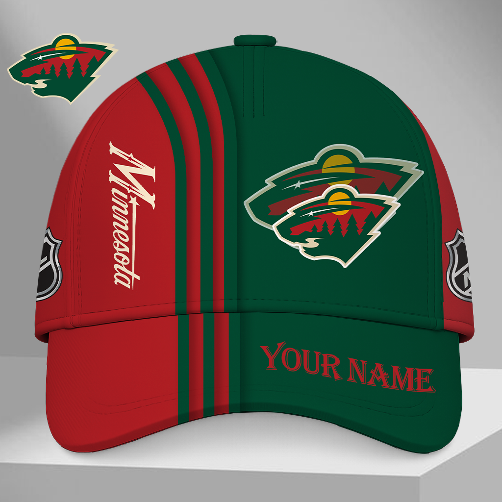 SPECIAL EDITION - NEW CUSTOMIZED NHL13 MNW MINNESOTA WILD CLASSIC CAP