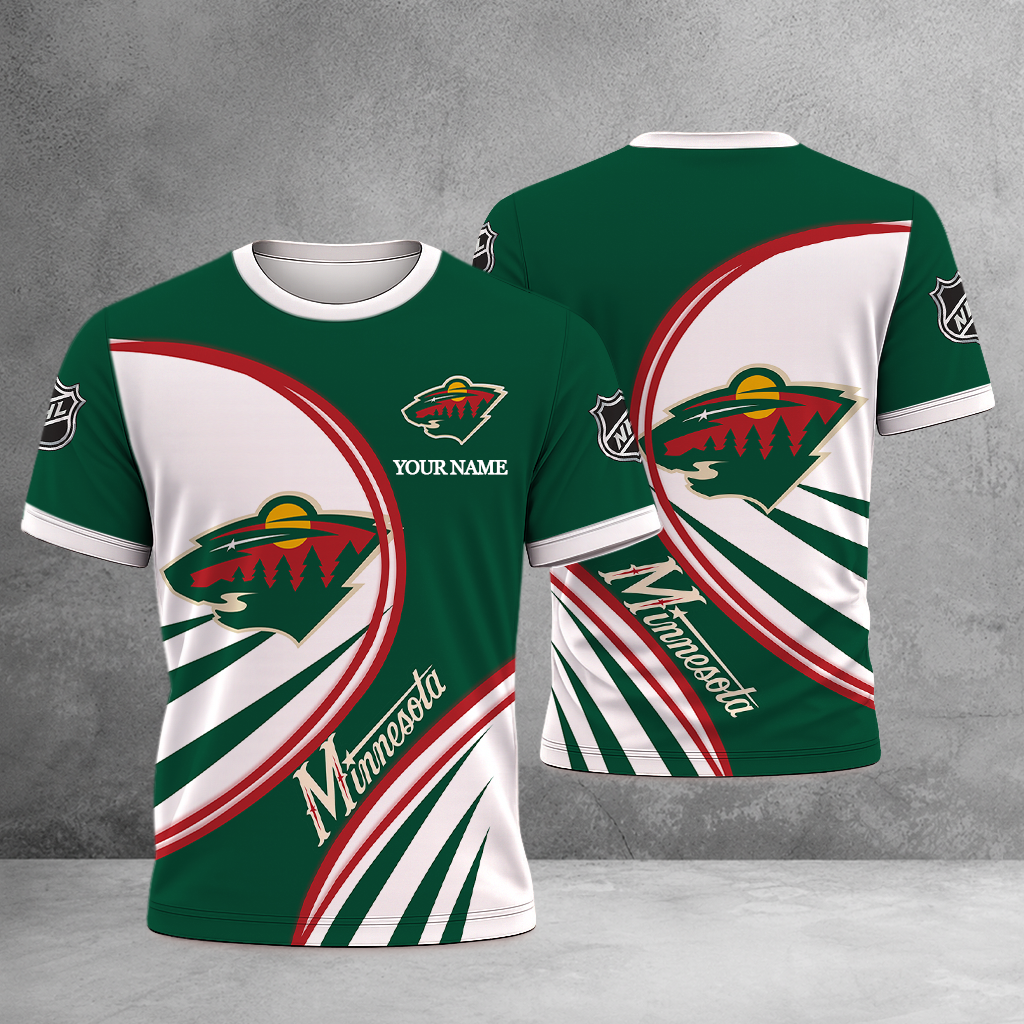 LIMITED EDITION - NEW CUSTOMIZED NHL13 MNW MINNESOTA WILD T-SHIRT, POLO SHIRT, ZIP POLO SHIRT, SWEATSHIRT, HOODIE & ZIP HOODIE