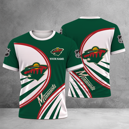 LIMITED EDITION - NEW CUSTOMIZED NHL13 MNW MINNESOTA WILD T-SHIRT, POLO SHIRT, ZIP POLO SHIRT, SWEATSHIRT, HOODIE & ZIP HOODIE