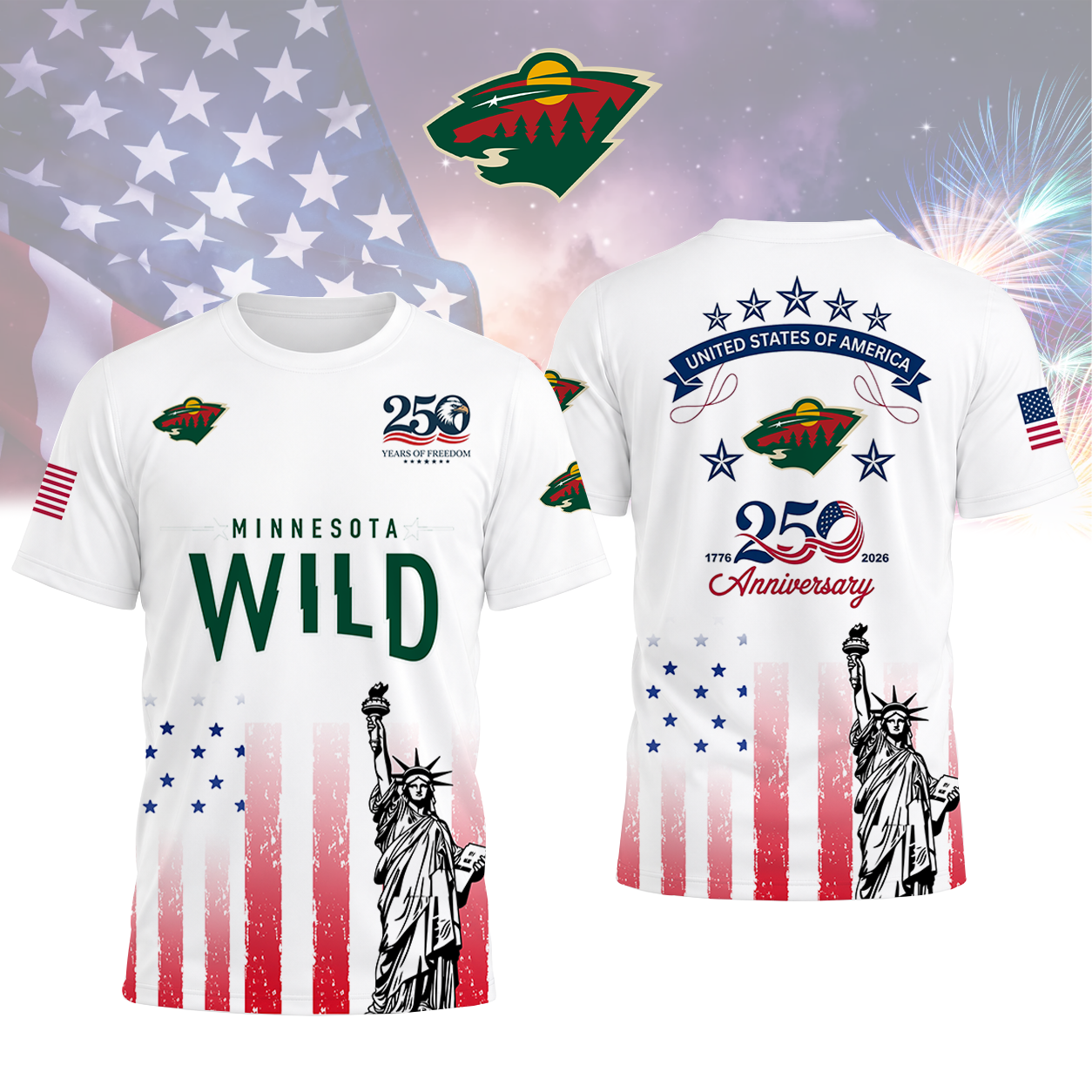 LIMITED EDITION - NEW CUSTOMIZED NHL13 MNW MINNESOTA WILD T-SHIRT, POLO SHIRT, ZIP POLO SHIRT, SWEATSHIRT, HOODIE & ZIP HOODIE