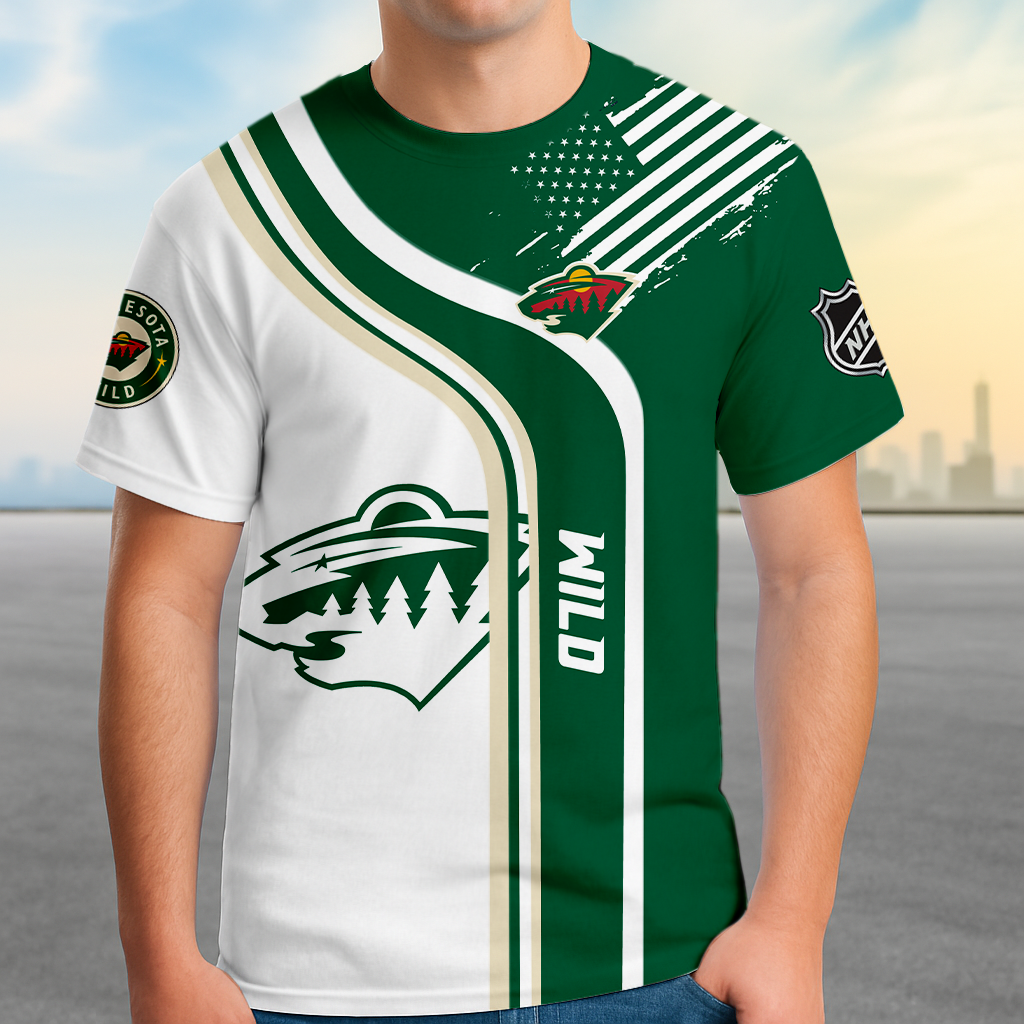 ELITE EDITION - NEW CUSTOMIZED NHL13 MNW MINNESOTA WILD POLO SHIRT, ZIP POLO SHIRT & T-SHIRTS