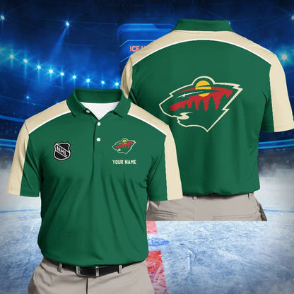 LIMITED EDITION - NEW CUSTOMIZED NHL13 MN WILD UNISEX T-SHIRT, POLO, HOODIE & SWEASHIRTS