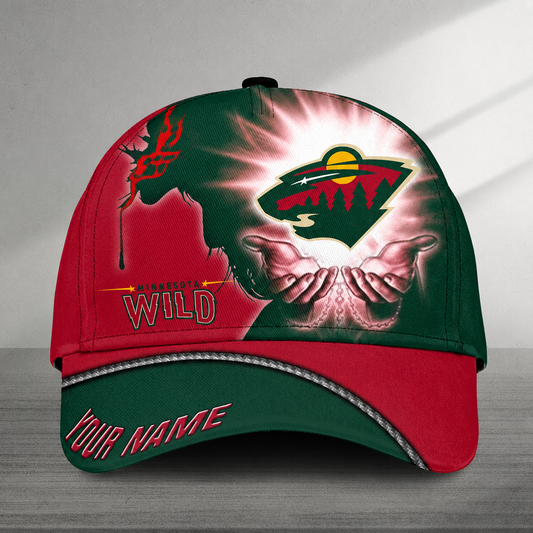 LIMITED EDITION - NEW CUSTOMIZED NHL13 MNW MINNESOTA WILD CLASSIC CAP