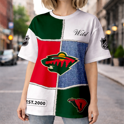 LIMITED EDITION - NEW CUSTOMIZED NHL13 MNW MINNESOTA WILD UNISEX T-SHIRT, SWEATSHIRTS, HOODIE & JACKETS
