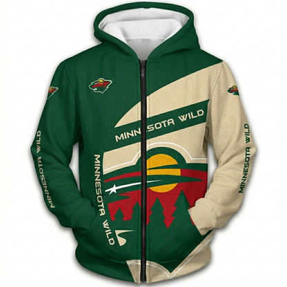 LIMITED EDITION - NEW CUSTOMIZED NHL13 MNW MINNESOTA WILD T-SHIRT, POLO SHIRT, ZIP POLO SHIRT, SWEATSHIRT, HOODIE & ZIP HOODIE