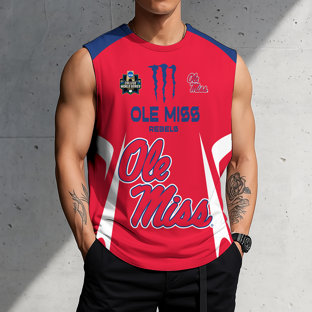 LIMITED DROP - NEW CUSTOMIZED | NCAA CWS13 OMR OM REBELS MEN'S GYM SHIRT