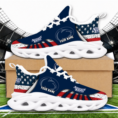 [FAN FAVORITE] NEW CUSTOMIZED NCAA MFF13 PNL PENN STATE NITTANY LIONS UNISEX CLUNKY SNEAKERS