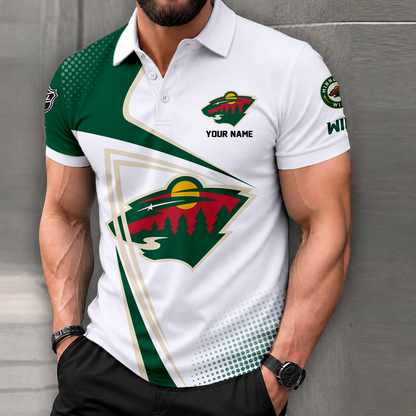 FINAL SALE - NEW CUSTOMIZED NHL13 MNW MINNESOTA WILD POLO SHIRT, ZIP POLO SHIRT, T-SHIRTS, HOODIE, ZIP HOODIE & SWEATSHIRT