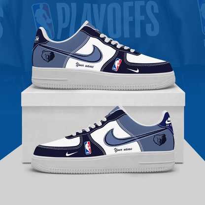 [HOT DEAL] NEW CUSTOMIZED NBA13 MGR MEMPHIS GRIZZLIES AF1 SHOES
