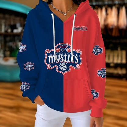 [FAN FAVORITE] NEW CUSTOMIZED WNBA13 WSM WASHINGTON MYSTICS RIBBED HOODIE & SWEATSHIRT