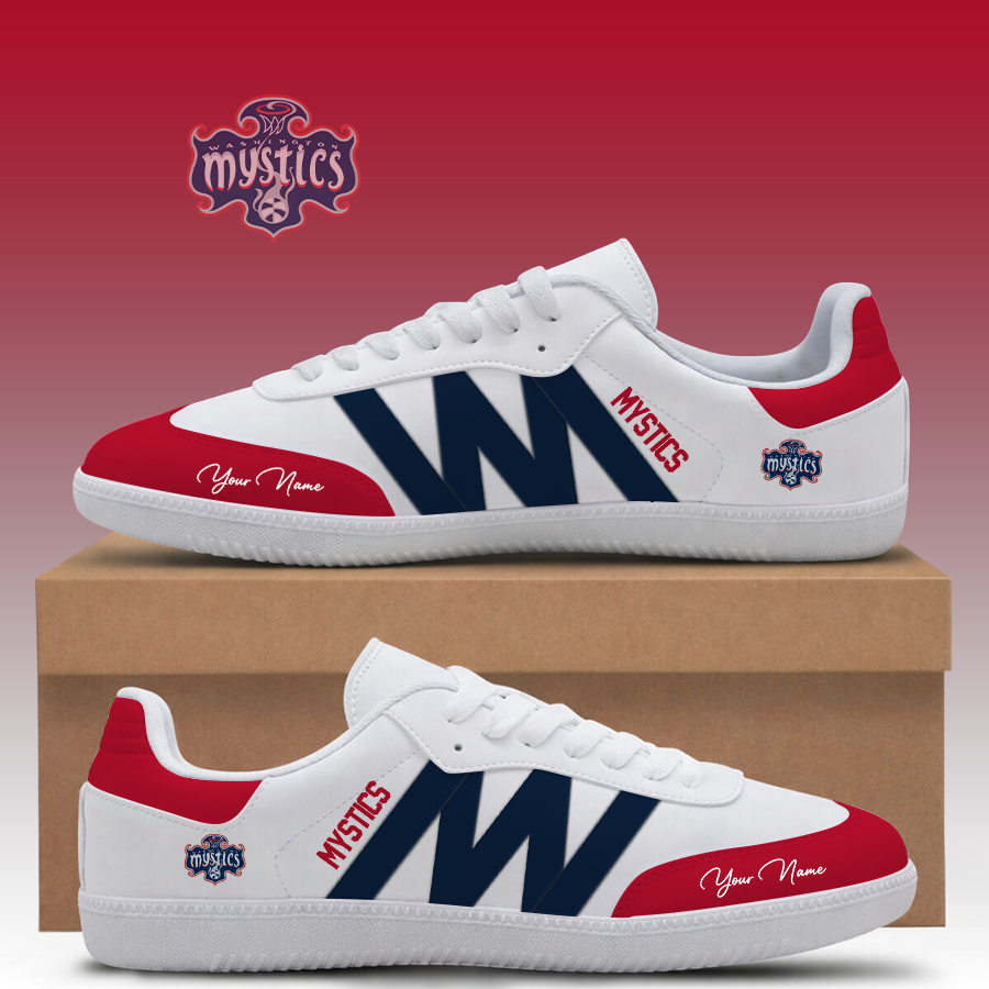 [FAN FAVORITE] NEW CUSTOMIZED WNBA13 WSM WASHINGTON MYSTICS CLASSIC SNEAKERS
