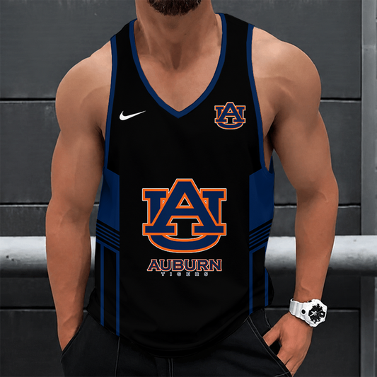 [FAN FAVORITE] NEW CUSTOMIZED NCAA FBS13 ABT AUBURN TIGERS UNISEX TANK TOP