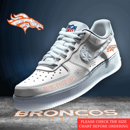 LIMITED EDITION - NEW CUSTOMIZED NFL13 DVB DENVER BRONCOS AF1 SHOES