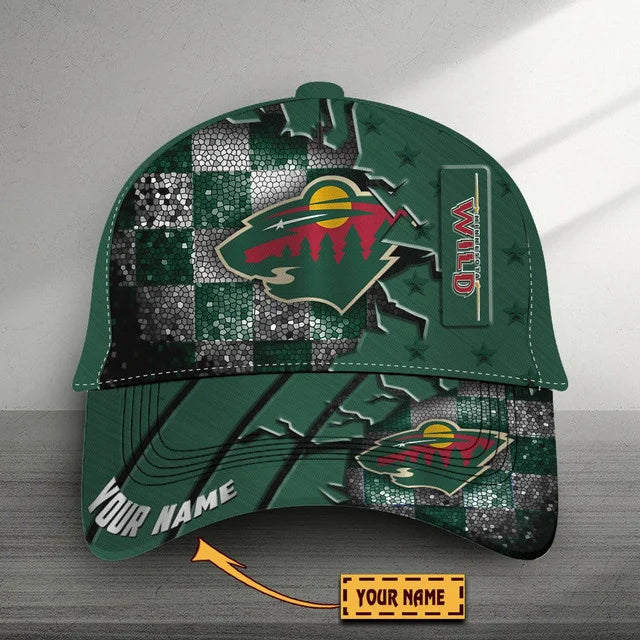 VIRAL EDITON - NEW CUSTOMIZED NHL13 MNW MINNESOTA WILD CLASSIC CAP