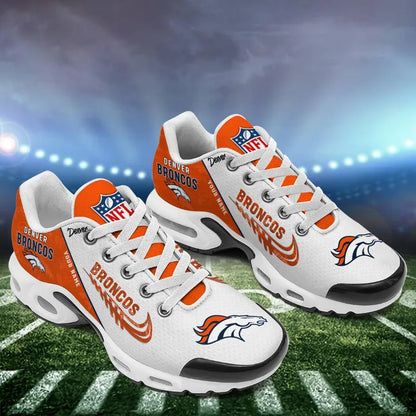 LIMITED EDITION - NEW CUSTOMIZED NFL13 DVB DENVER BRONCOS AIR MAX PLUS SNEAKERS
