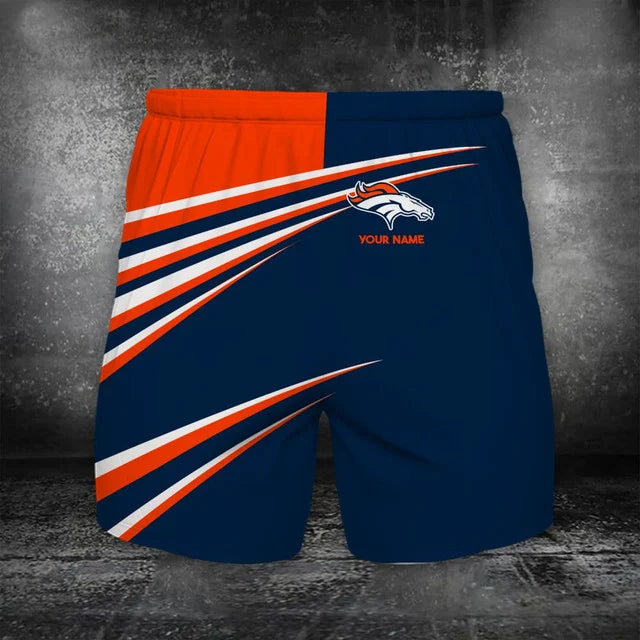 VIRAL EDITION - NEW CUSTOMIZED NFL13 DVB DENVER BRONCOS POLO, T-SHIRT & SHORT PANTS SET