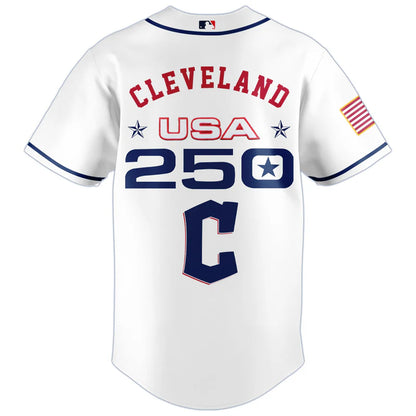 LIMITED EDITION - NEW CUSTOMIZED MLB13 CGS CLEVELAND GUARDIANS BASEBALL JERSEY