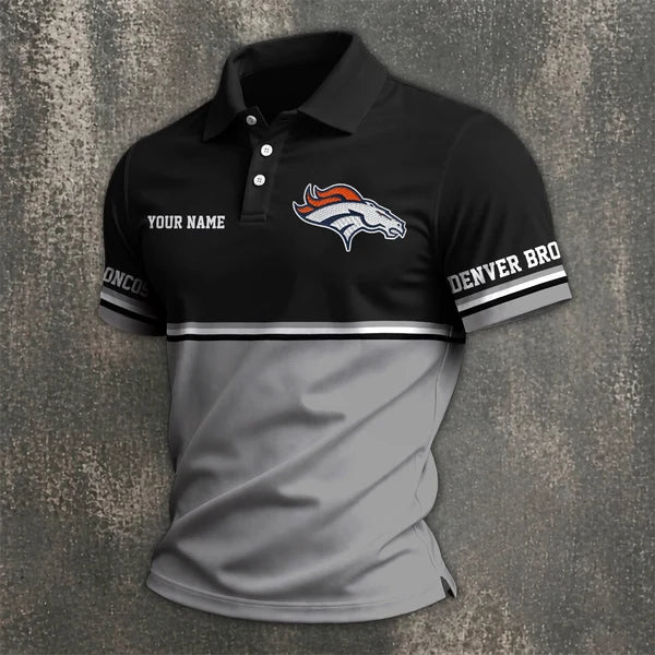 [SPECIAL OFFER] NEW CUSTOMIZED NFL13 DVB DENVER BRONCOS POLO SHIRT