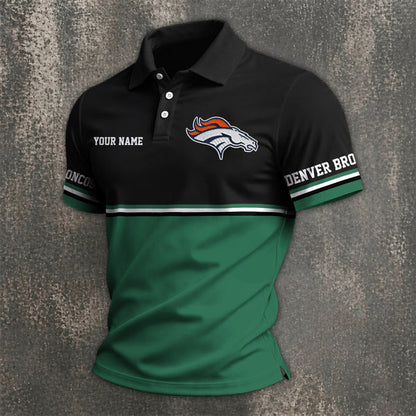 [SPECIAL OFFER] NEW CUSTOMIZED NFL13 DVB DENVER BRONCOS POLO SHIRT