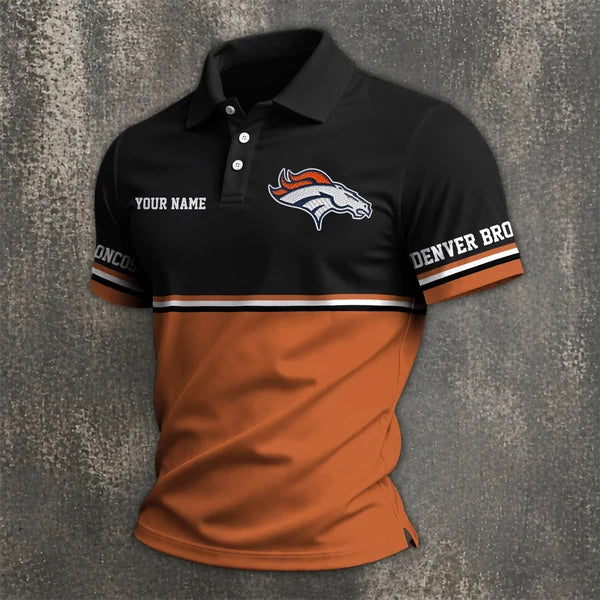 [SPECIAL OFFER] NEW CUSTOMIZED NFL13 DVB DENVER BRONCOS POLO SHIRT