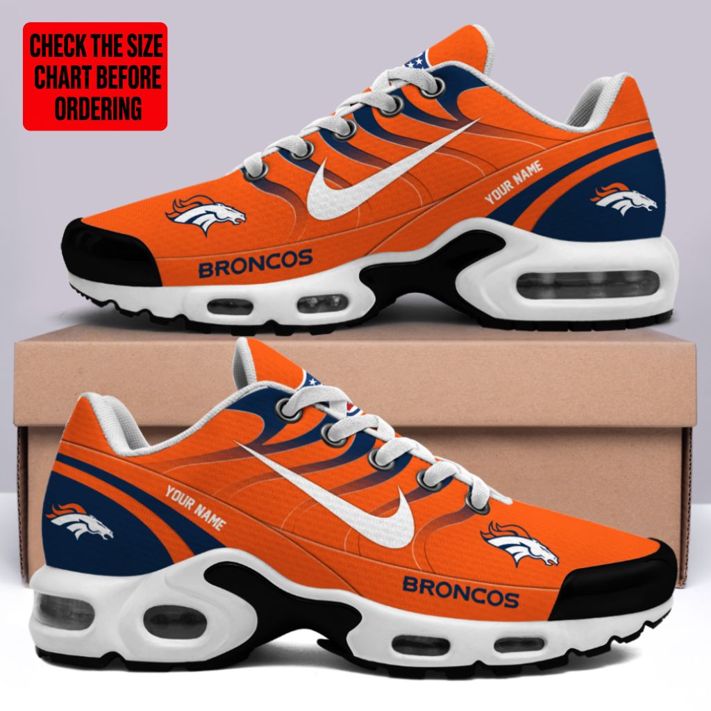 [SPECIAL OFFER] NEW CUSTOMIZED NFL13 DVB DENVER BRONCOS AIR MAX PLUS SNEAKERS