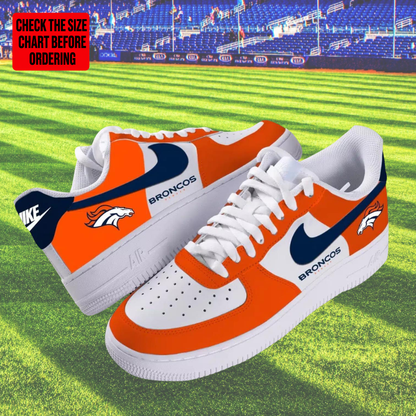 [SPECIAL OFFER] NEW CUSTOMIZED NFL13 DVB DENVER BRONCOS AF1 SHOES