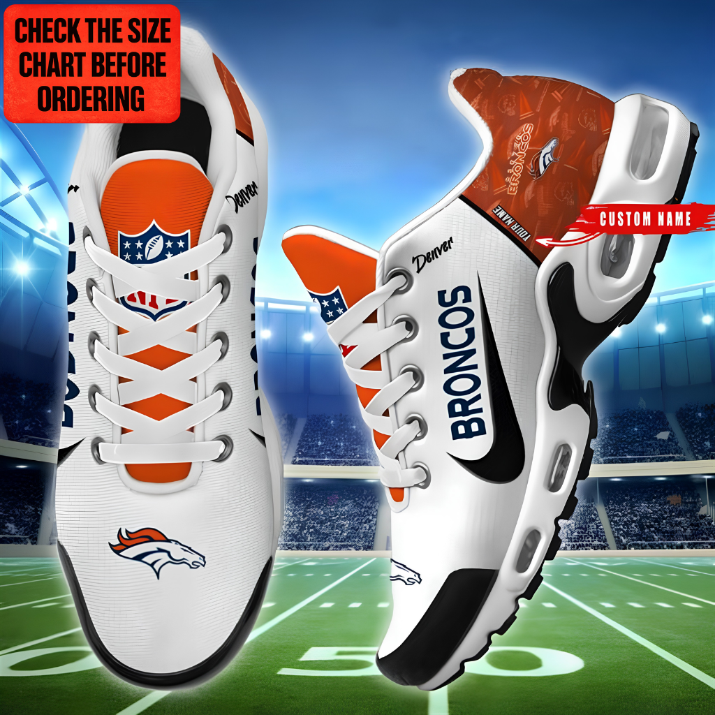 [SPECIAL OFFER] NEW CUSTOMIZED NFL13 DVB DENVER BRONCOS AIR MAX PLUS SNEAKERS