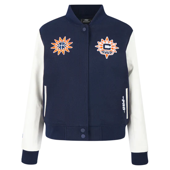 LIMITED EDITION - NEW CUSTOMIZED WNBA02 CCS  CH SKY BASEBALL JACKET, SATIN VARSITY JACKET 07