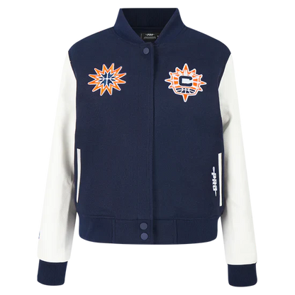 LIMITED EDITION - NEW CUSTOMIZED WNBA02 CCS  CH SKY BASEBALL JACKET, SATIN VARSITY JACKET 07