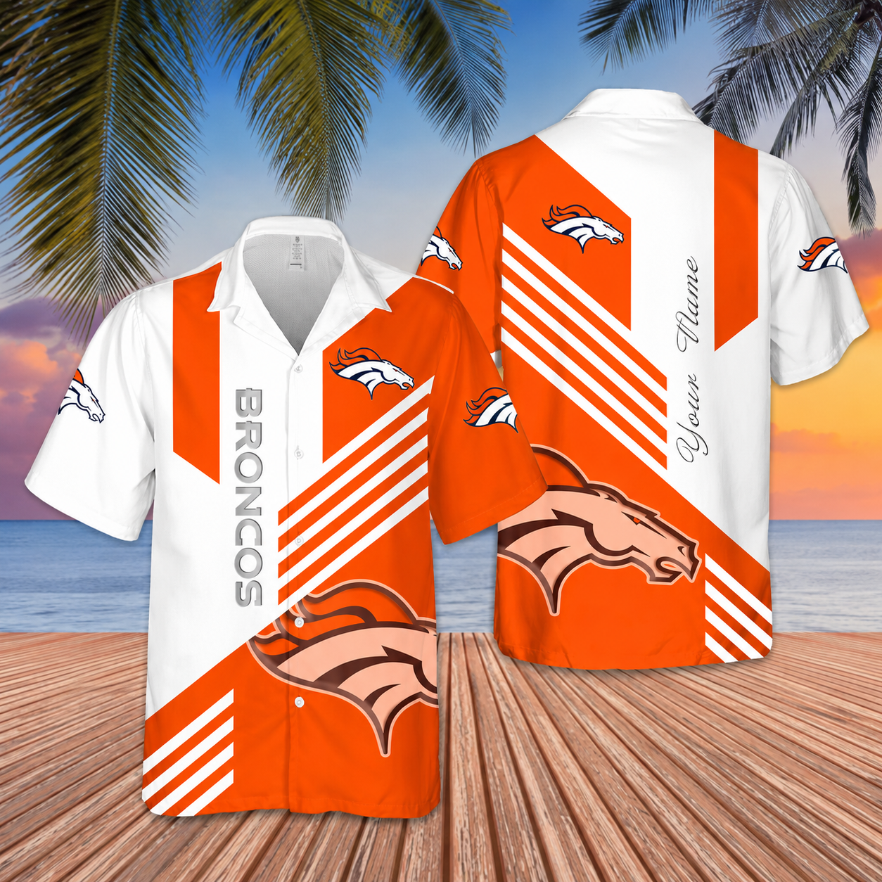 [SPECIAL OFFER] NEW CUSTOMIZED NFL13 DVB DENVER BRONCOS UNISEX HAWAIIAN SHIRT