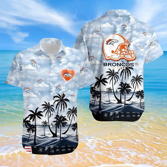 LIMITED EDITION - NEW CUSTOMIZED NFL13 DVB DENVER BRONCOS UNISEX HAWAIIAN SHIRT
