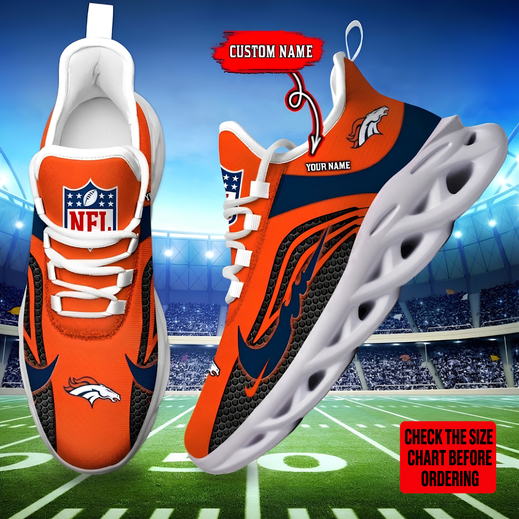 [SPECIAL OFFER] NEW CUSTOMIZED NFL13 DVB DENVER BRONCOS UNISEX CLUNKY SNEAKERS