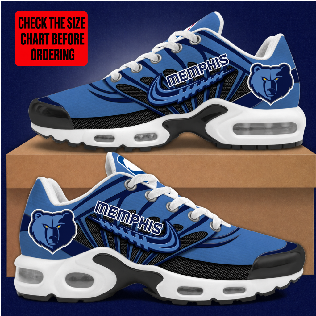 [HOT DEAL] NEW CUSTOMIZED NBA13 MGR MEMPHIS GRIZZLIES AIR MAX PLUS SNEAKERS