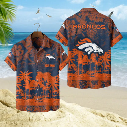 LIMITED EDITION - NEW CUSTOMIZED NFL13 DVB DENVER BRONCOS UNISEX HAWAIIAN SHIRT