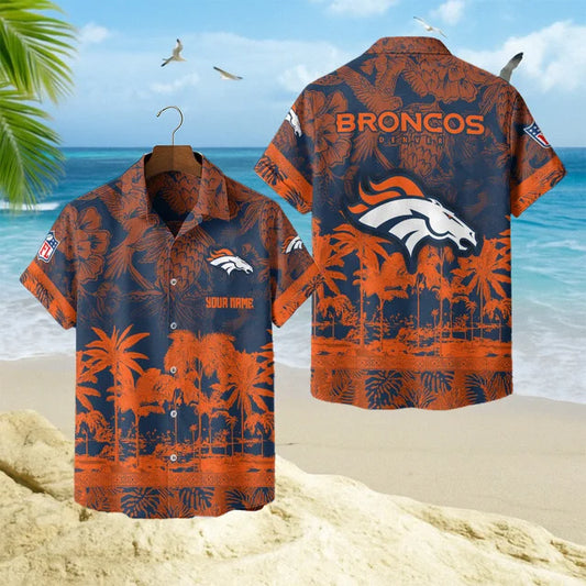 LIMITED EDITION - NEW CUSTOMIZED NFL13 DVB DENVER BRONCOS UNISEX HAWAIIAN SHIRT