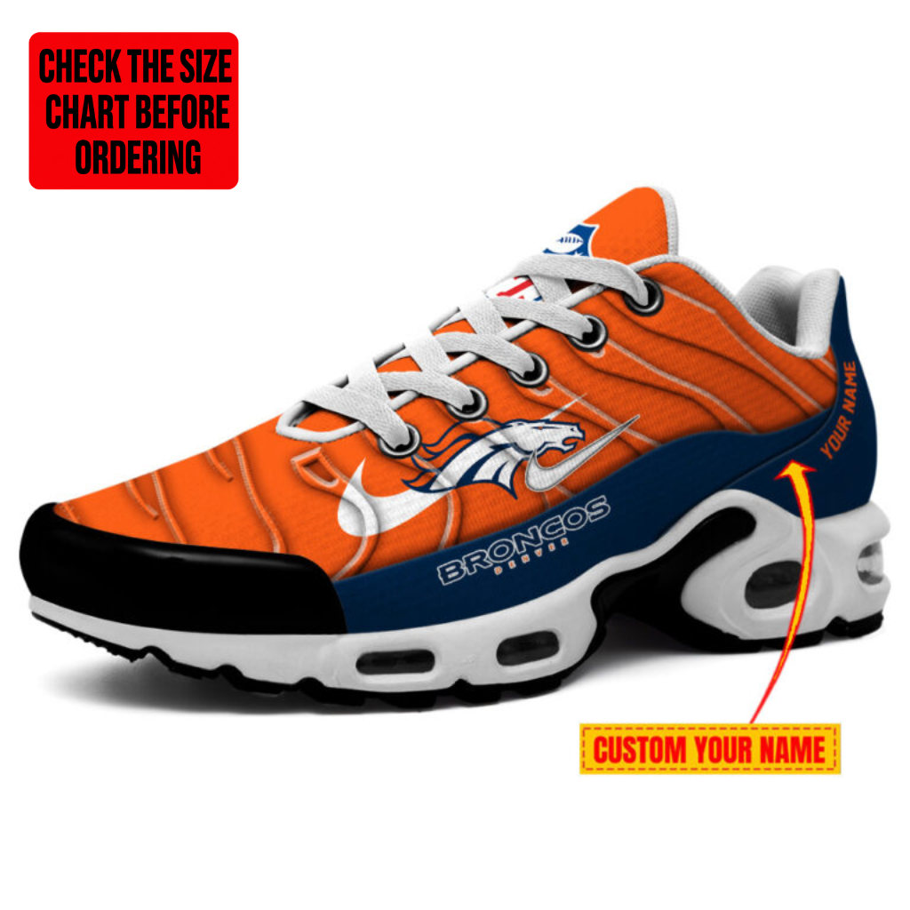 [SPECIAL OFFER] NEW CUSTOMIZED NFL13 DVB DENVER BRONCOS AIR MAX PLUS SNEAKERS