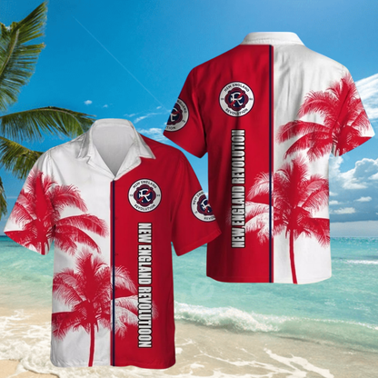 TOP SELLING - NEW CUSTOMIZED MLS13 NER NEW ENGLAND REVOLUTION UNISEX HAWAIIAN SHIRT