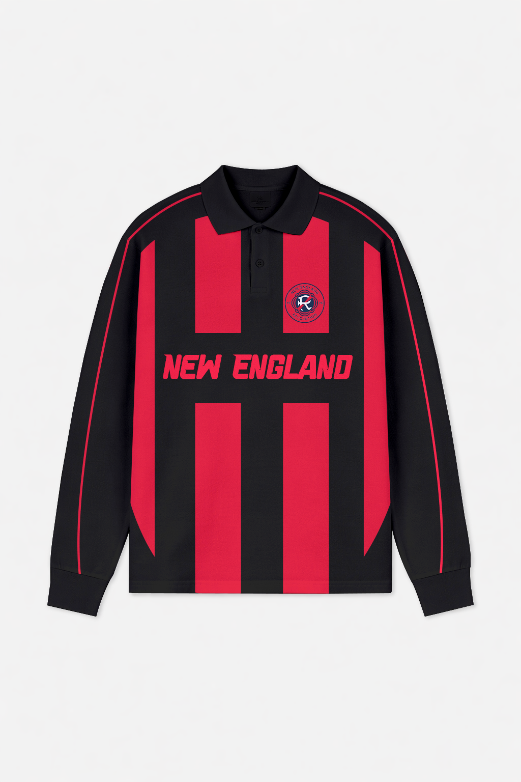 LIMITED EDITION - NEW CUSTOMIZED MLS13 NER NE REVOLUTION LONG SLEEVE POLO