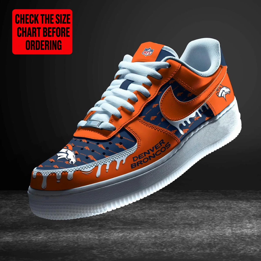 [SPECIAL OFFER] NEW CUSTOMIZED NFL13 DVB DENVER BRONCOS AF1 SHOES