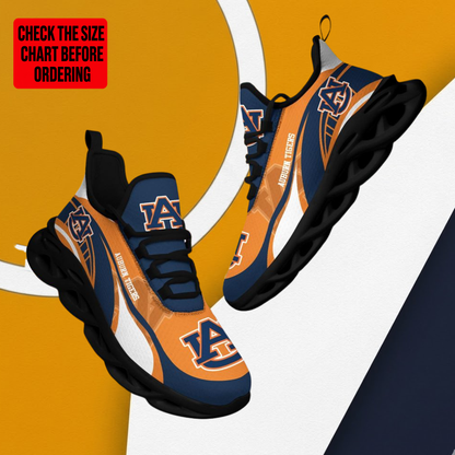 LIMITED EDITION - NEW CUSTOMIZED NCAA FBS13 ABT AUBURN TIGERS CLUNKY SNEAKERS