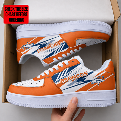 [SPECIAL OFFER] NEW CUSTOMIZED NFL13 DVB DENVER BRONCOS AF1 SNEAKERS